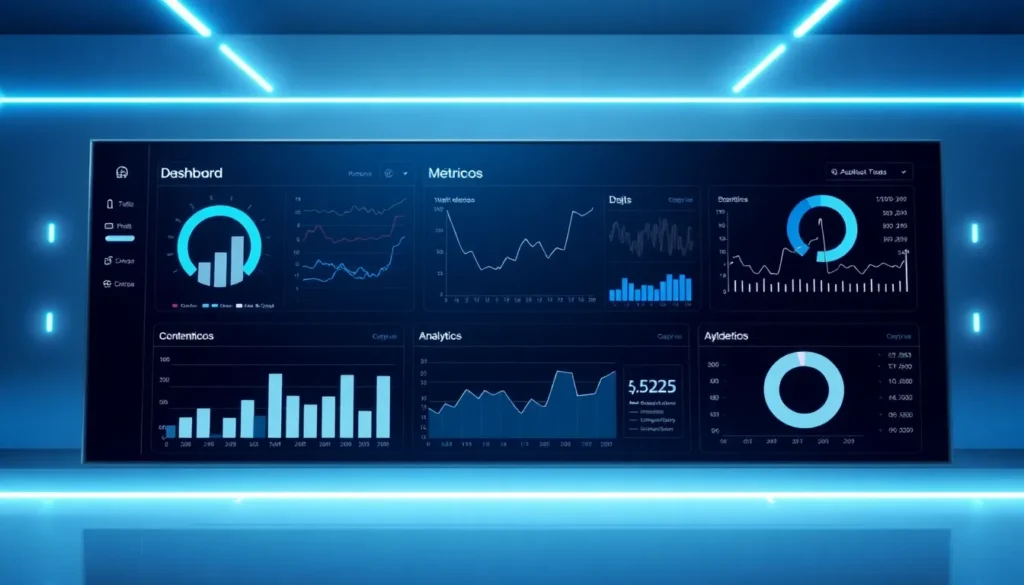 Contenido Digital: Análisis Innovador para el Éxito Estratégico en 2025 16 Contenido Digital - Dashboard de Analíticas y ROI