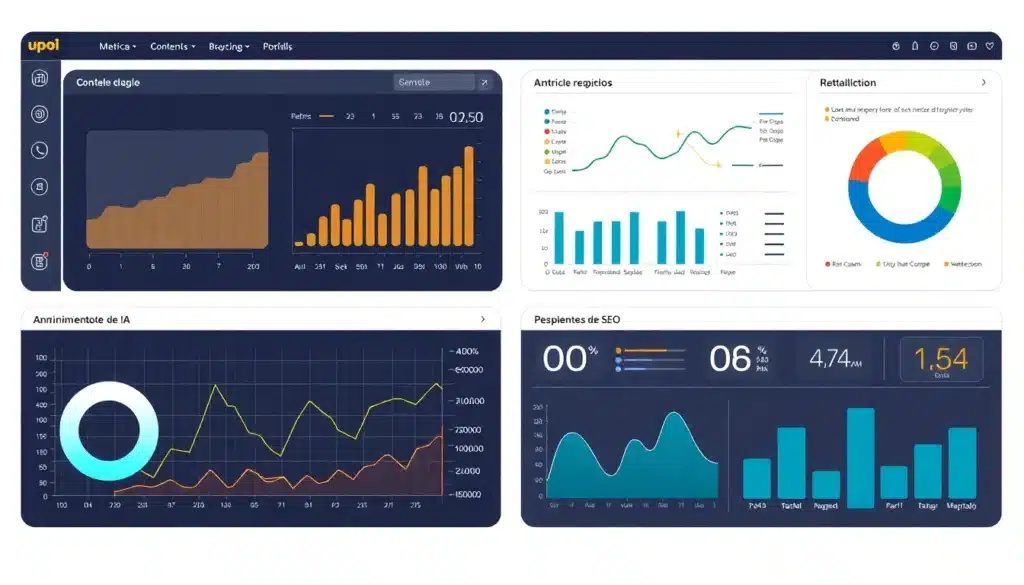 Redacción de Contenidos Maestra: Estrategias Avanzadas para SEO y la Era de la IA 1 Redacción de Contenidos - Dashboard Tecnológico IA y SEO