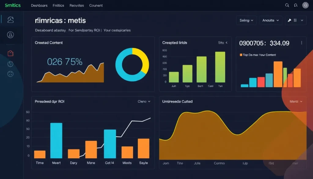 Branded Content Inteligente: Estrategias Avanzadas y Futuro para 2025 4 Métricas Branded Content - Dashboard Analítico