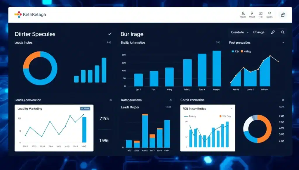 Dominando el Inbound Marketing Inteligente: Estrategias de Vanguardia para 2025 16 Dashboard de Inbound Marketing con IA
