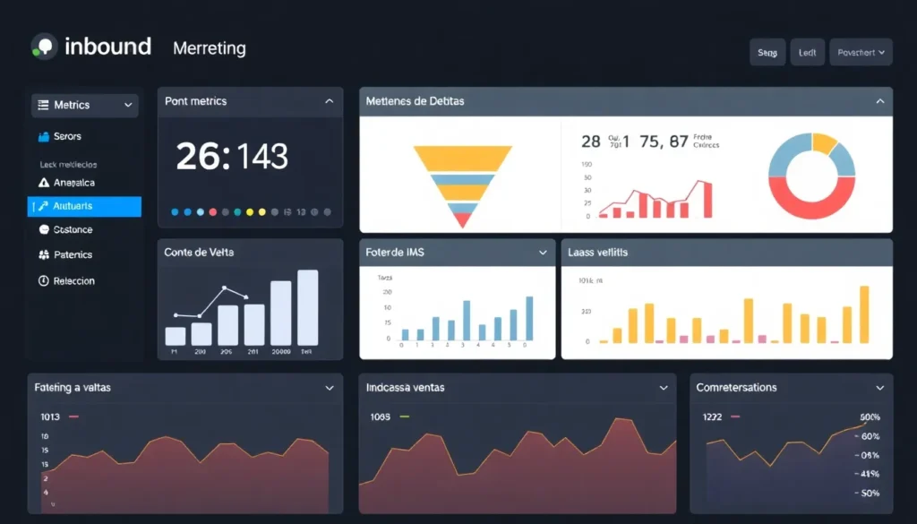 Inbound Marketing Revolucionario: Potencia tu Estrategia con IA y Automatización Avanzada 22 Dashboard de Inbound Marketing con IA