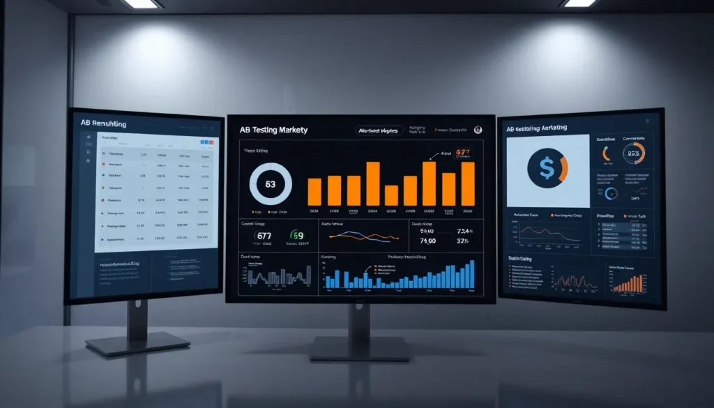 Dashboard de Resultados de AB Testing Marketing