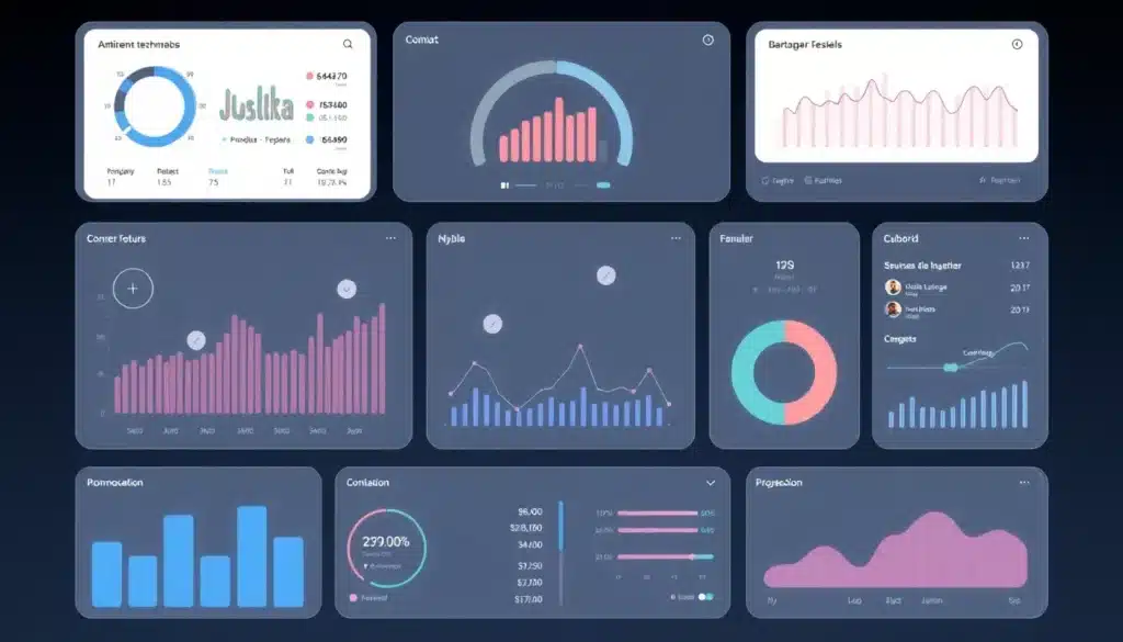 bubble io: El Análisis Definitivo para Lanzar Aplicaciones Web Sin Código y con IA en 2025 17 Bubble io - Dashboard Tecnológico