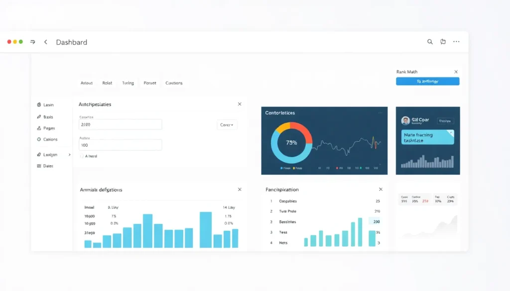 Rank Math: El Análisis Definitivo para Dominar tu SEO en WordPress 19 Rank Math - Dashboard Tecnológico SEO