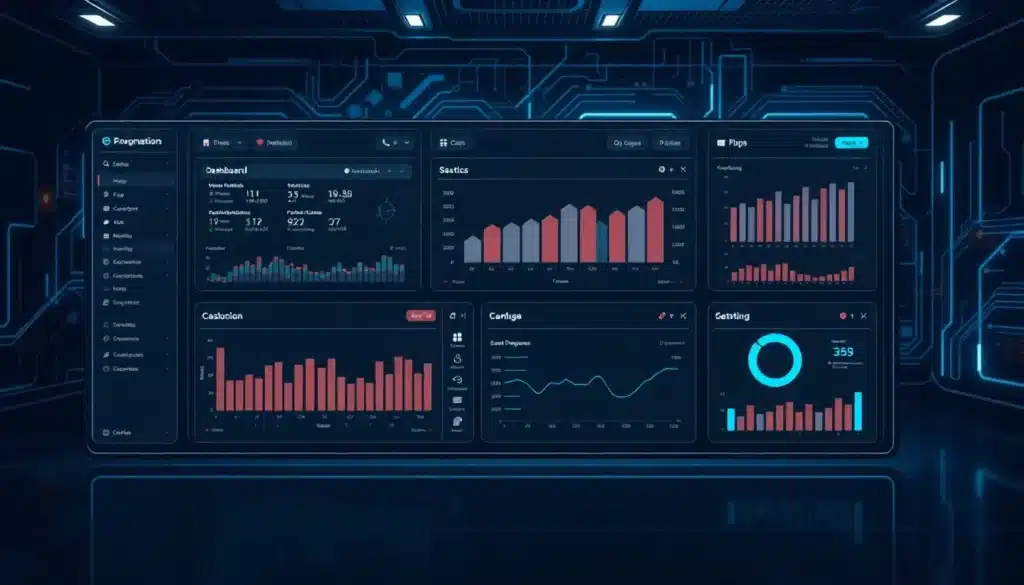 Crear Web WordPress - Dashboard Tecnológico Avanzado