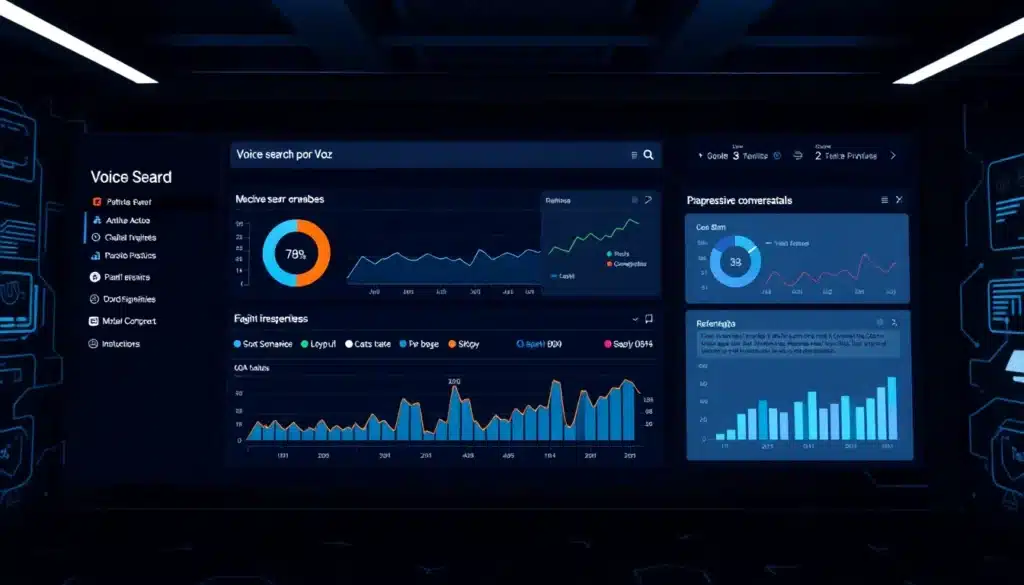 Voice Search SEO: Estrategias Avanzadas para Dominar la Búsqueda Conversacional en 2025 13 Voice Search SEO - Dashboard de Análisis