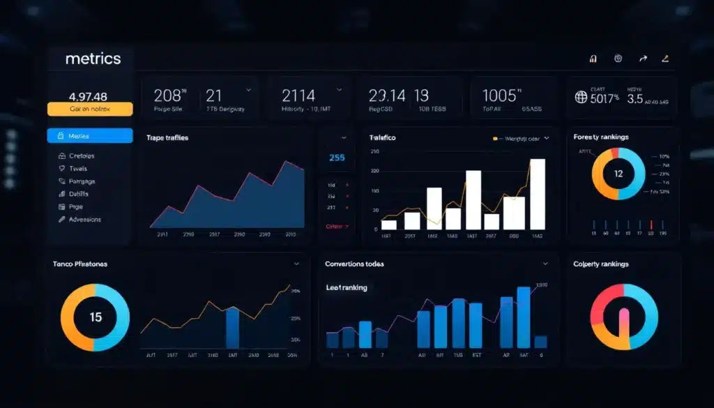 Dashboard de Métricas para Ecommerce SEO