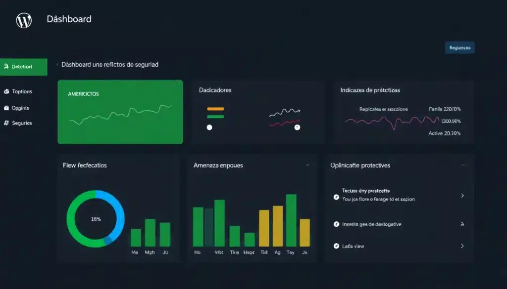 WordPress Seguridad: Estrategias Definitivas para Blindar tu Sitio en 2025 7 Panel de Seguridad WordPress - Monitoreo